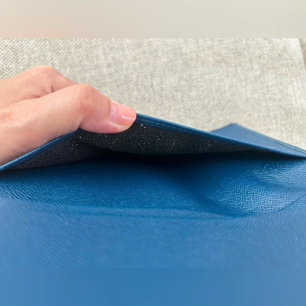 Louis Vuitton Blue Epi Leather Bi-Fold Long Wallet